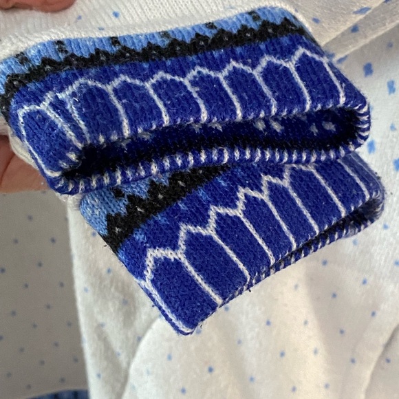 Talbots Fair-Isle Funnel Neck Long Sleeve Pullover Sweater Size M Petite - Picture 9 of 11